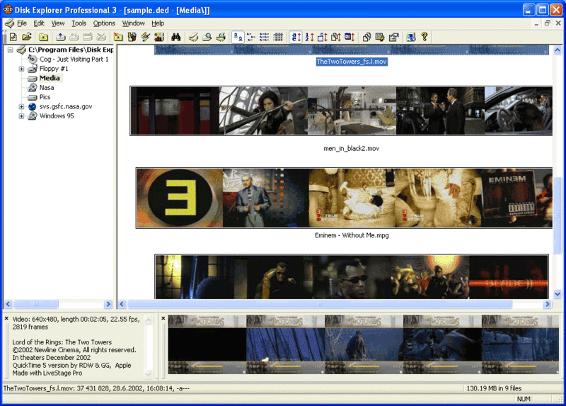 Disk Explorer Professional Screenshot